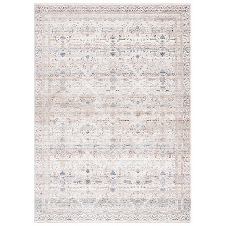 Safavieh 5 x 8 ft. Princeton Collection Rectangle Power Loomed Rug Ivory & Blue PRN908A-5